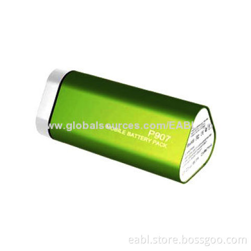 Mobile Power Bank, Li-ion Battery, Long Life Cycles and High-capacity of 6,600mAh